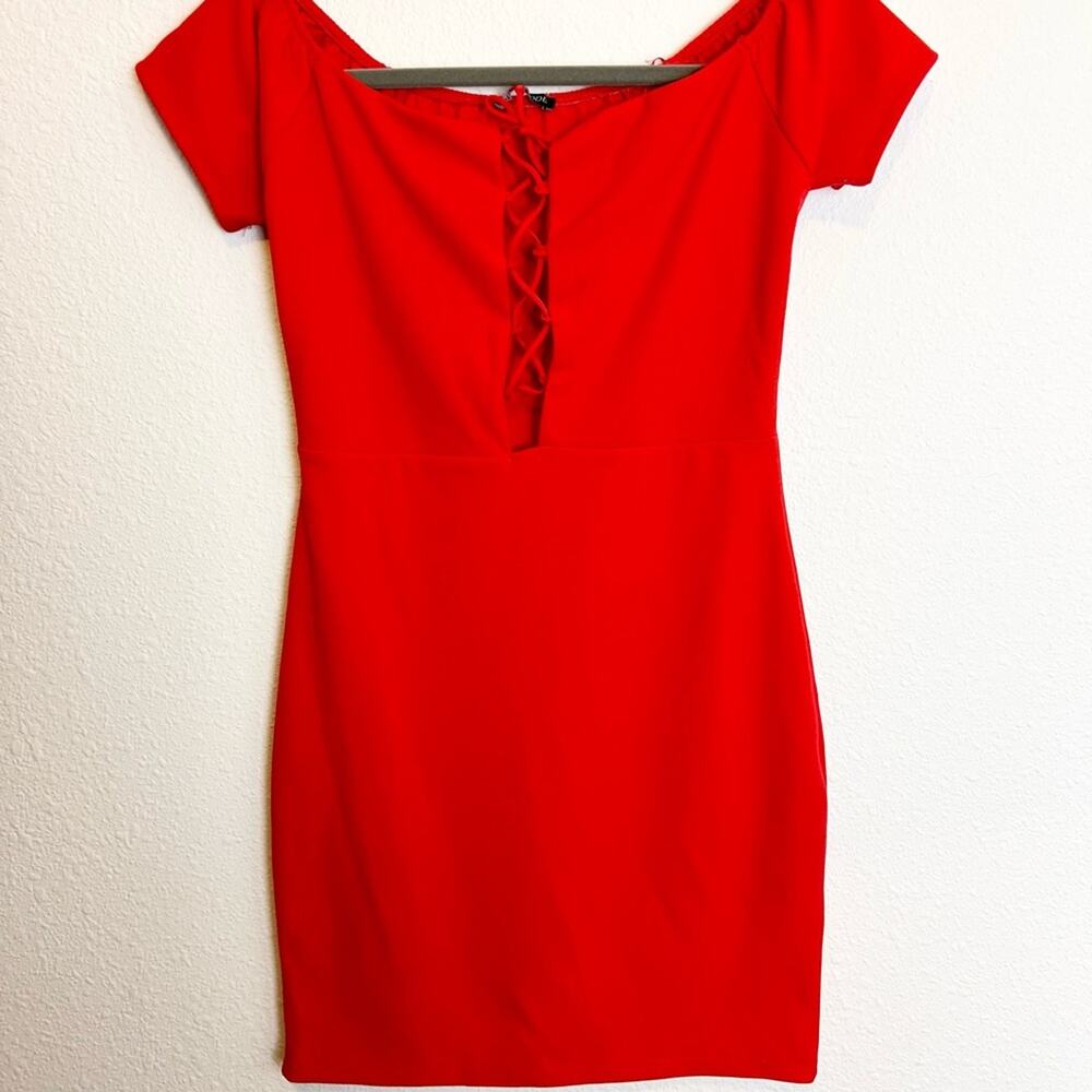 Red dress Mini size small new